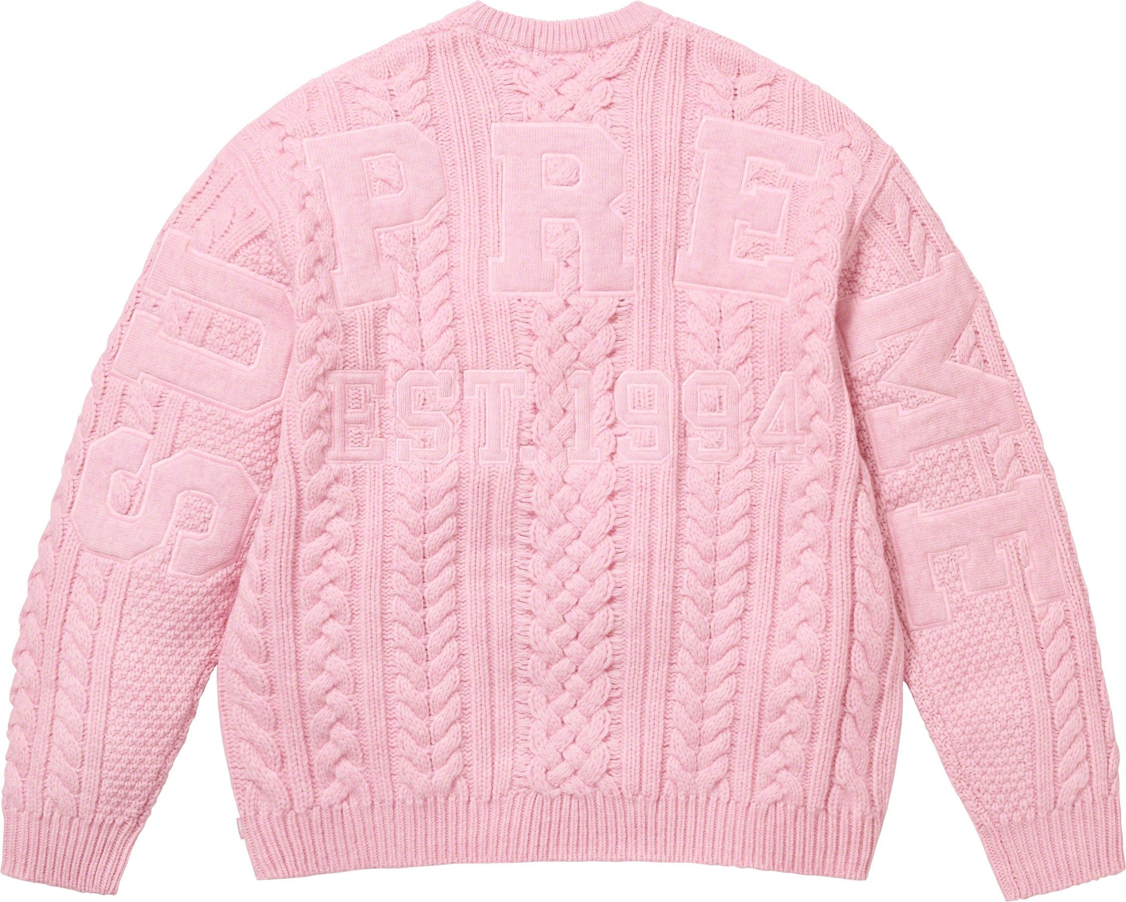 Appliqué Cable Knit Sweater view 17